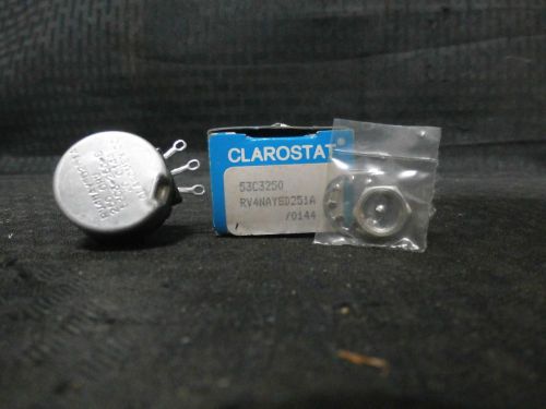 Clarostat, 53C3-250-S, Potentiometer
