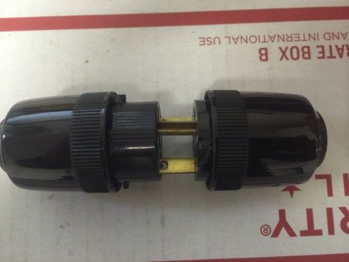 P&amp;s 5666/5669 straight blade connector plug 15a 250v 6-15p 6-15r male/female set for sale