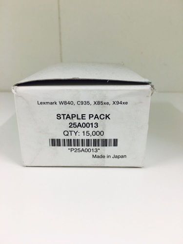 Lexmark W840, C935, X85xe, X94xe Staple Pack Single Unit &#034;A+&#034;