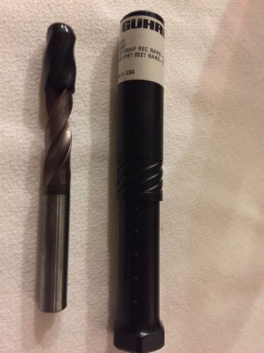 GUHRING RT 100HF - 9.92MM Carbide Coolant Drill