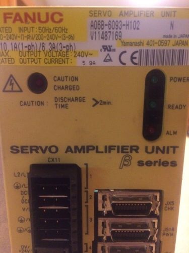 GE Fanuc Servo Amplifier AO6B-6093-H102