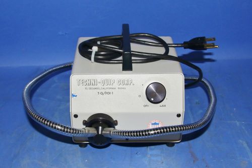 (1) Used Techniquip FOI-150 Fiber Optic Illuminator With Double Light Wand