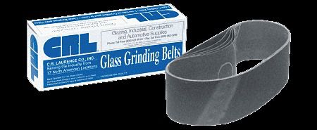 CRL 3&#034; x 21&#034; 50X Grit Glass Grinding Belts for Portable Sanders - 10 Per Box