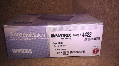 ScreenMates Thermo Matrix Cap Mats for 2ml Blocks Sterile 4422 10/pk NEW