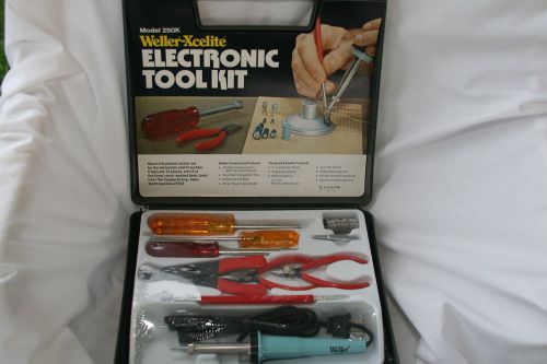 Weller xcelite electronic took kit + wp25 professional soldering iron nos for sale