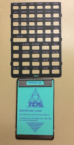 TDS Surveying Card With Overlay-HP48GX