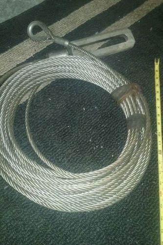 50 ft wire rope sling never used! Strong!!