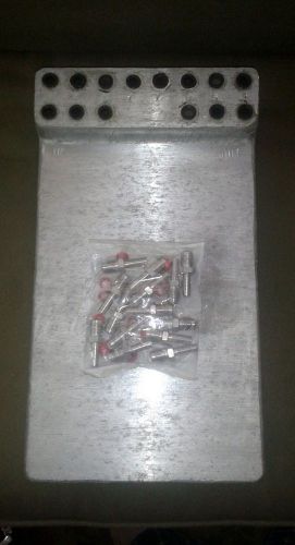 Cold Plate Aluminium 7 Circuit With Fittings For Draft Beer Or Soda Beverage