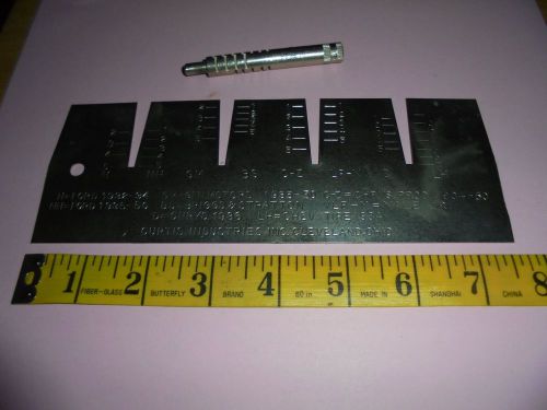 Curtis industries key cutting templates for sale