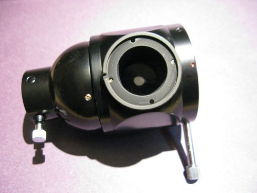 Zeiss microscope camera/accessory tube, internal mirror, 2-way view.