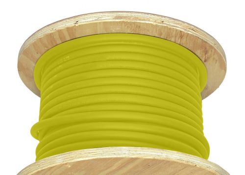 200&#039; 4/0 Welding Cable Yellow Portable Flexible New Wire