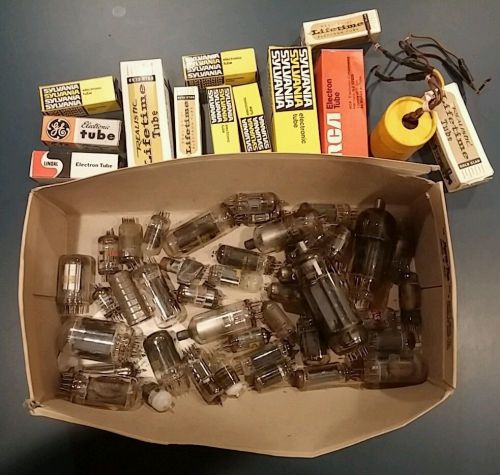 Vintage Electronic Tube Lot Antique Radio Tubes untested