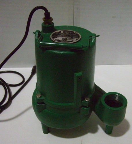 Hydromatic 1/2hp submersible sewage pump skv50m1 no float switch as-is for sale