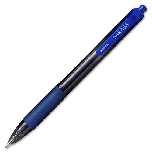Zebra Sarasa BOLD Rapid Dry Ink Gel Retractable Roller Ball Pen, 1.0mm, Blue,