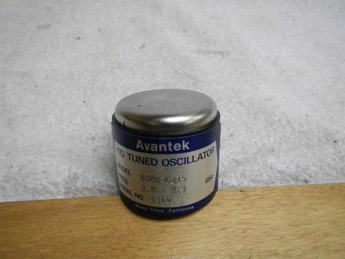 Avantek 3.8-8.3 GHz Yig Oscillator S080-0315