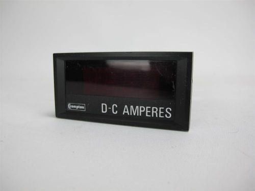 Crompton Instruments 262 Series D-C Amperes Digital Panel Meter 262-DDA