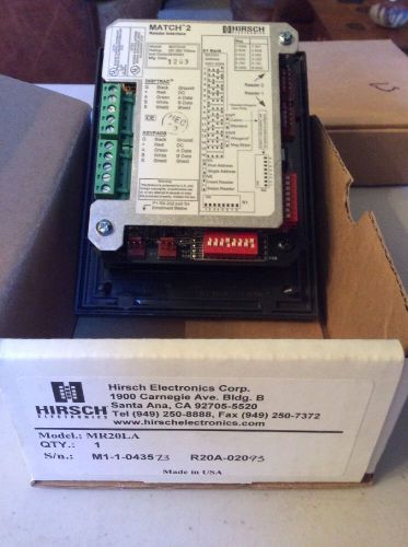 NEW Hirsch Electronics MRIB Match 2 Reader Interface DIGI*TRAC Controller