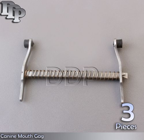 3 Pieces Canine Mouth Gag 4&#034; Cat Dog Animal Veterinary Instruments