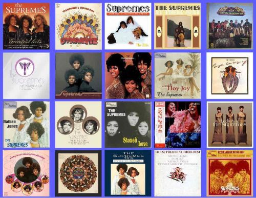 THE SUPREMES OF THE 70&#039;S RECORD ALBUMS,  20 PHOTO FRIDGE MAGNETS