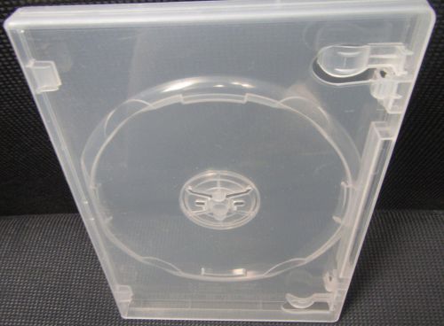 (2)  Lot of 2 14mm Standard Clear Hold 1 Disc DVD Case  -FREE FIRST CLASS  SHIP
