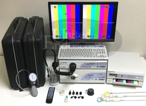 Olympus  cv-160 &amp; clv-160 evis exera video endoscopy system, endoscope for sale