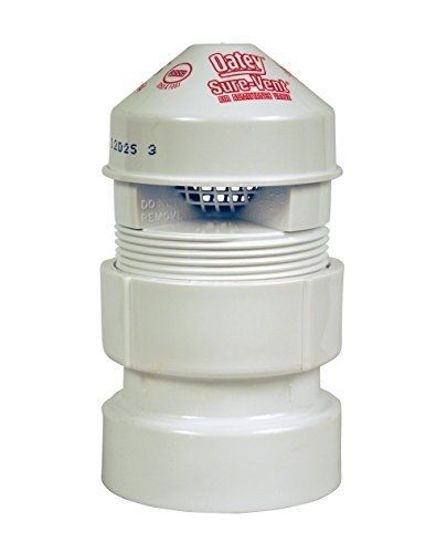 Oatey 39019 Sure-Vent Air Admittance Valve with 1-1/2-Inch by 2-Inch ABS Adapter