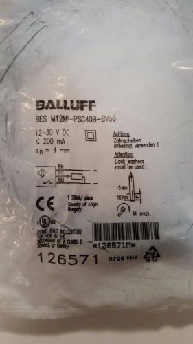 Balluff Inductive Sensor- bes m12mi psc40b bv06