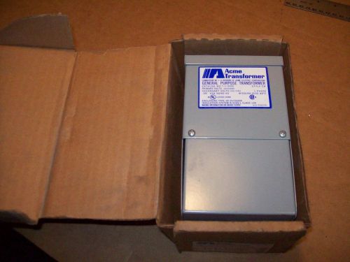 New acme dry transformer t-1-53005 100va type 3r outside enclosure p182 for sale