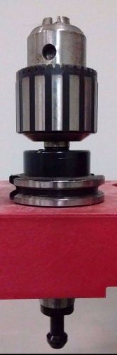 Cme/harvest jt6 mount drill chuck 1/32-1/2&#034; cap w/ cat40 tool holder for sale