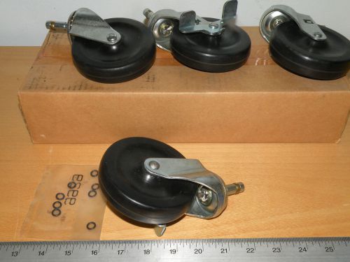 4&#034; Advance Locking Casters Designed for Da-Lite Carts and Stands 5625