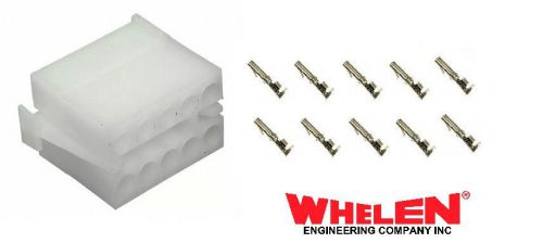 Whelen Traffic Advisor Siren Light 10 Pin Kit Rear Accessory Connector 10 Socket
