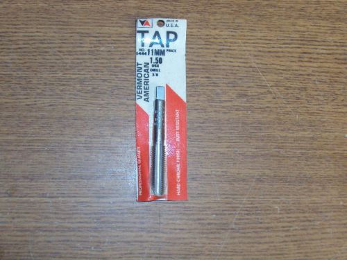 NEW VERMONT AMERICAN METRIC TAP 11MM X 1.50 HSS PLUG
