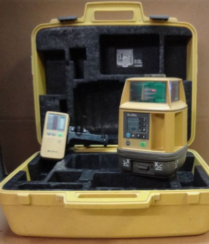 Topcon rl-h2sa dual  grade 10% rotary laser level w/ ls-70b dual sided receiver for sale