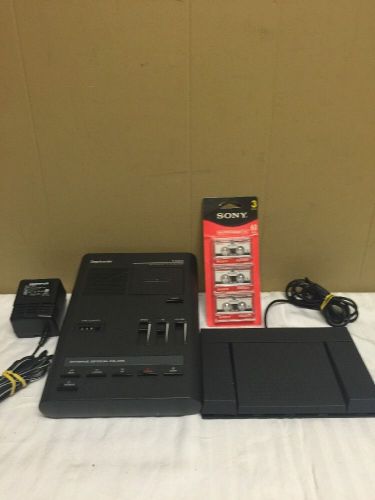 Olympus Pearlcorder T1000 Microcasette Transcriber with Pedal and AC Adapter