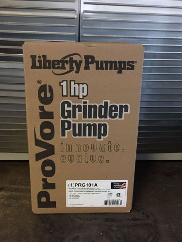 Liberty Pumps (1) PRG101A Provore 1hp grinder pump FREE SHIPPING