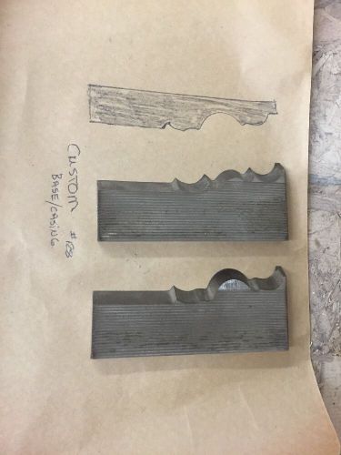 Custom Profile Casing Baseboard Shaper Knives Cutters Moulding