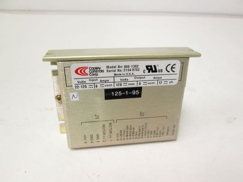 Copley 800-1382 motor drive 22-125vdc 6a input 120vdc *for parts - untested* for sale