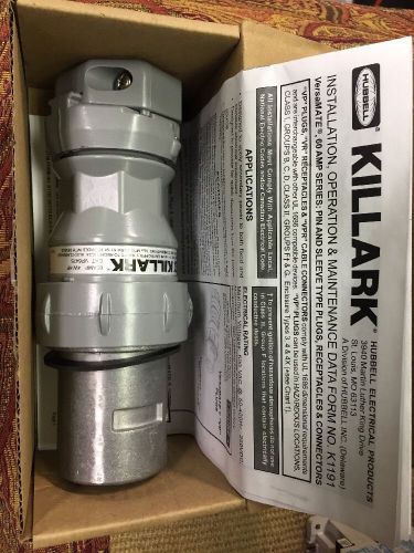 Killark #VP6475 60 Amp 4W4P 600 Volt Plug Pin And Sleeve