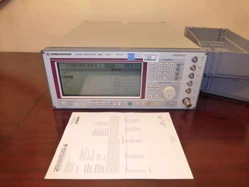 Rohde &amp; schwarz smp02 10 mhz to 20 ghz microwave signal generator - calibrated! for sale