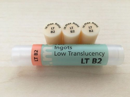 Ivoclar IPS Emax Press Large Ingots Low Trans LT-B2 Pressable Ceramic 3pk NEW