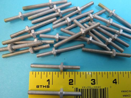 Double end threaded extension adjusting studs screws #10-32 x 2-1/4” steel (25) for sale