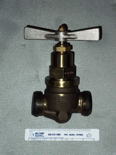1&#034; cpv #380-5 panel mounted globe shut-off valve  (6000 wog) for sale