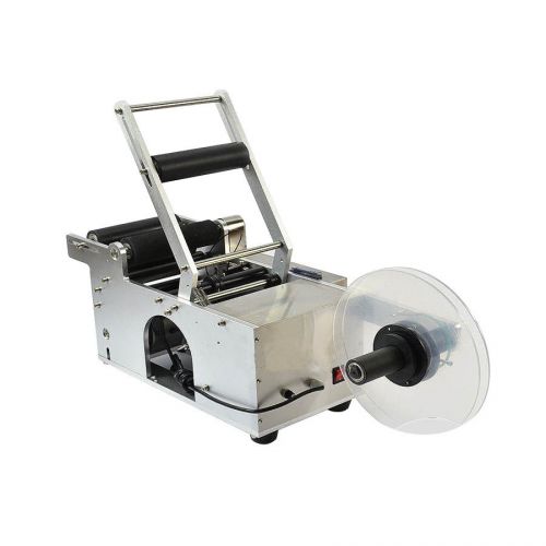 Semi-automatic round bottle labeling machine labeler machine new for sale