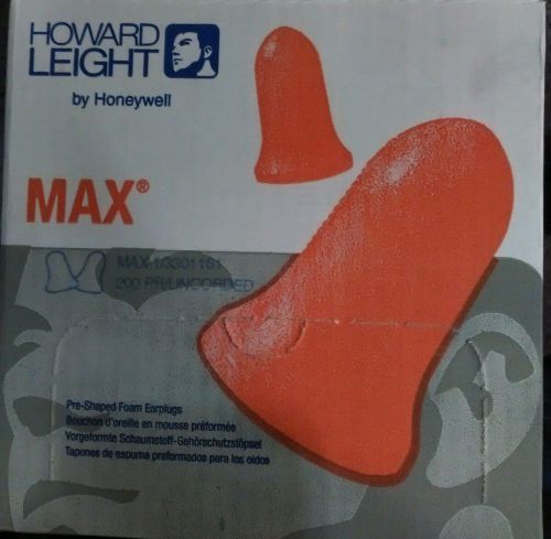 Howard leight ear plugs max for sale