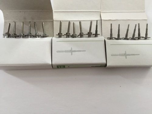Sirona Cerec 3 Compact Cylinder Pointed and 10mm Step Burs 18 burs total