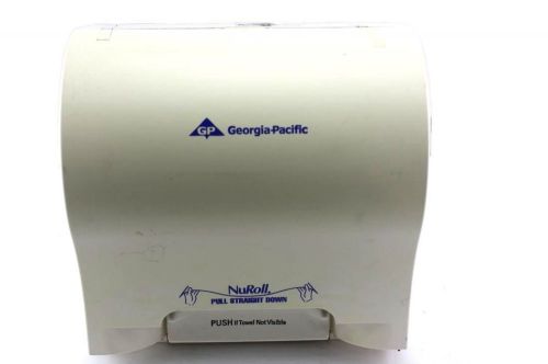 Genuine georgia pacific nuroll white paper towel dispenser for sale