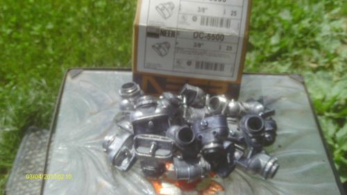 21 nib electrician duplex connector single screw clamp electrical part neer 3/8&#034; for sale