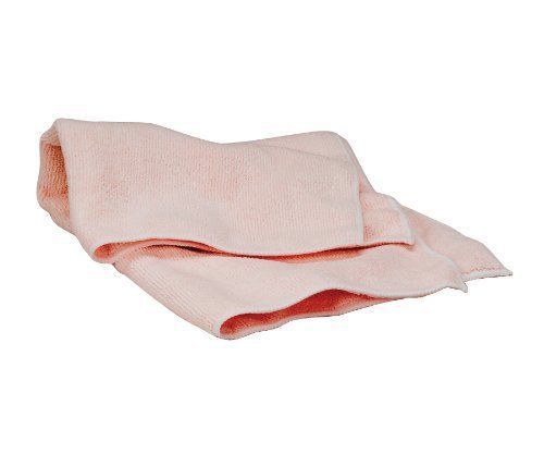 Waxie LFK400W Polyester Microfiber Terry Cloth, 16&#034; Length x 16&#034; Width, Pink of