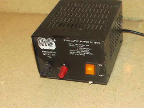MG REGULATED POWER SUPPLY PRO SERIES MODEL NO PS6
