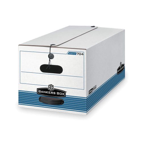 Bankers box 705 , legal, 550lb, wht/blu, pk12 new, free shipping, $pa$ for sale